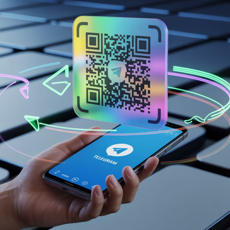 Как перейти в телеграм канал по qr коду