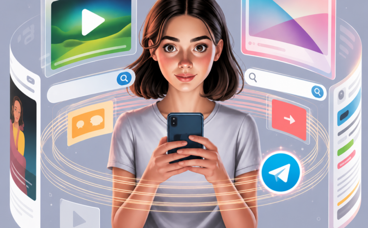 Как найти видео в Telegram