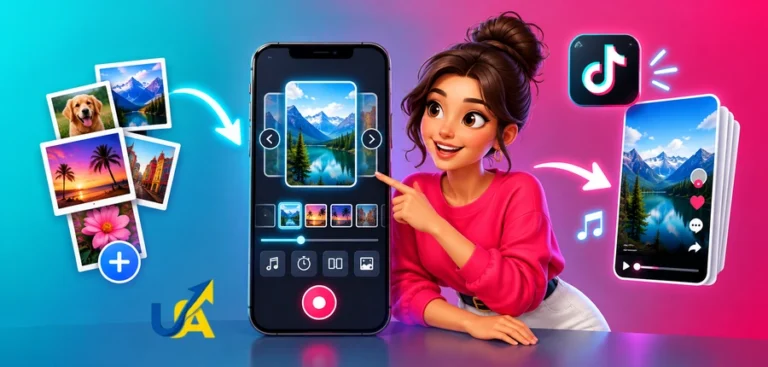 Как сделать видео с перелистыванием фотографий в TikTok