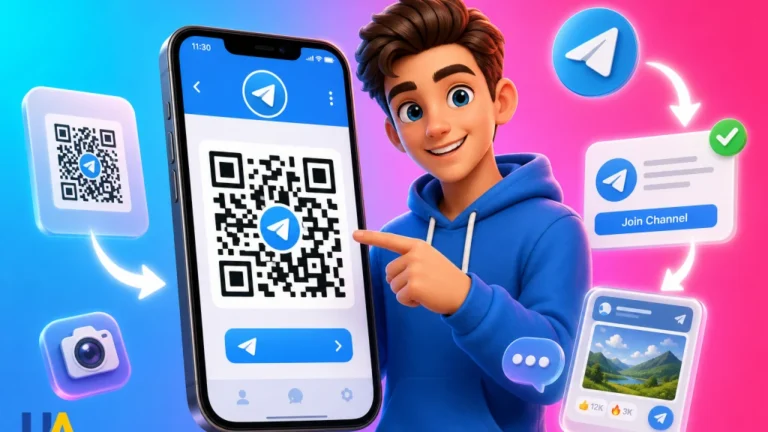 Рабочие способы перехода в телеграм-канал по QR-коду в Украине